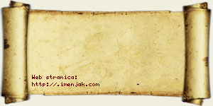 Anja Belodedić vizit kartica